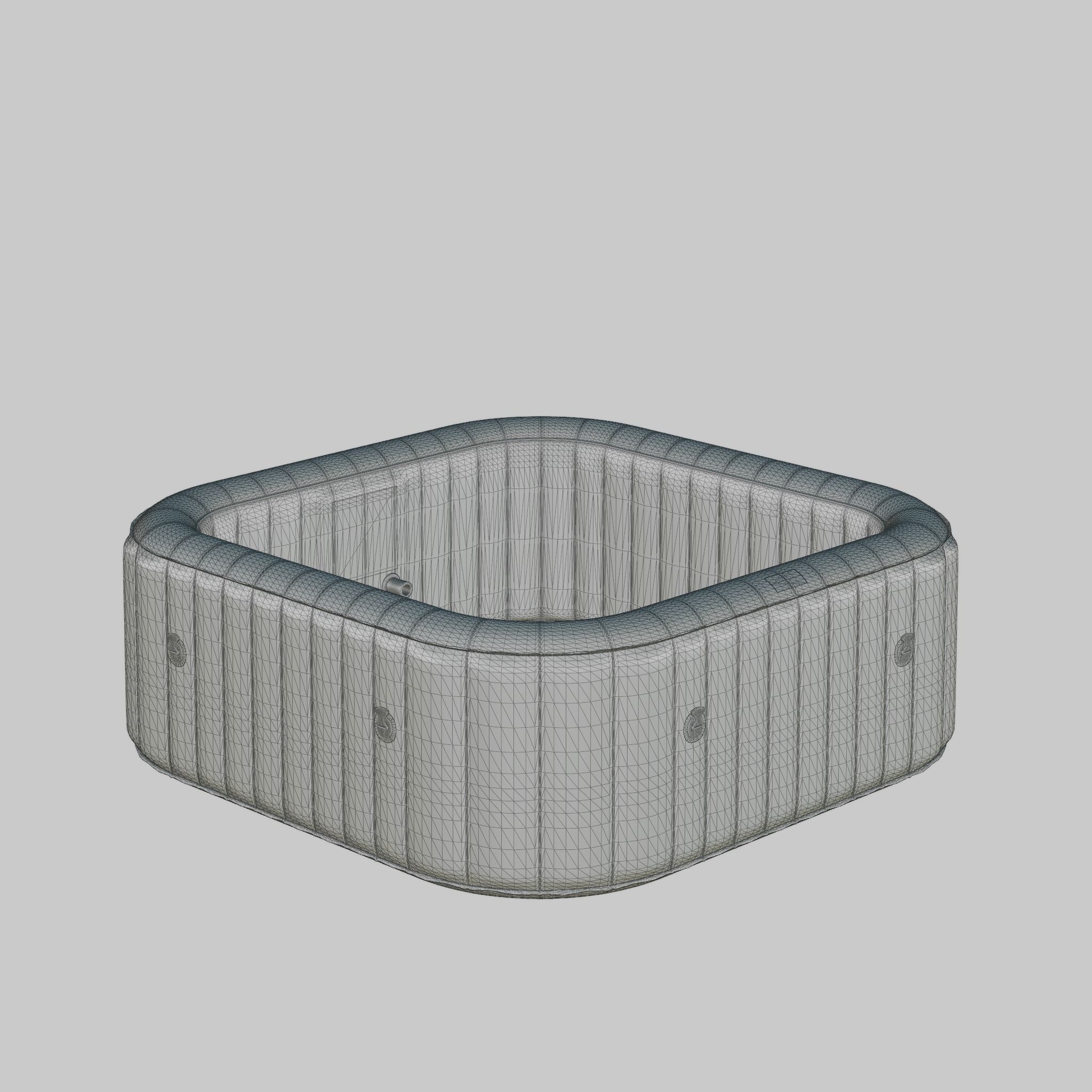 3D model of Hot Tub Jacuzzi MSPA Tekapo 6p Comfort Low-poly 3D model_4