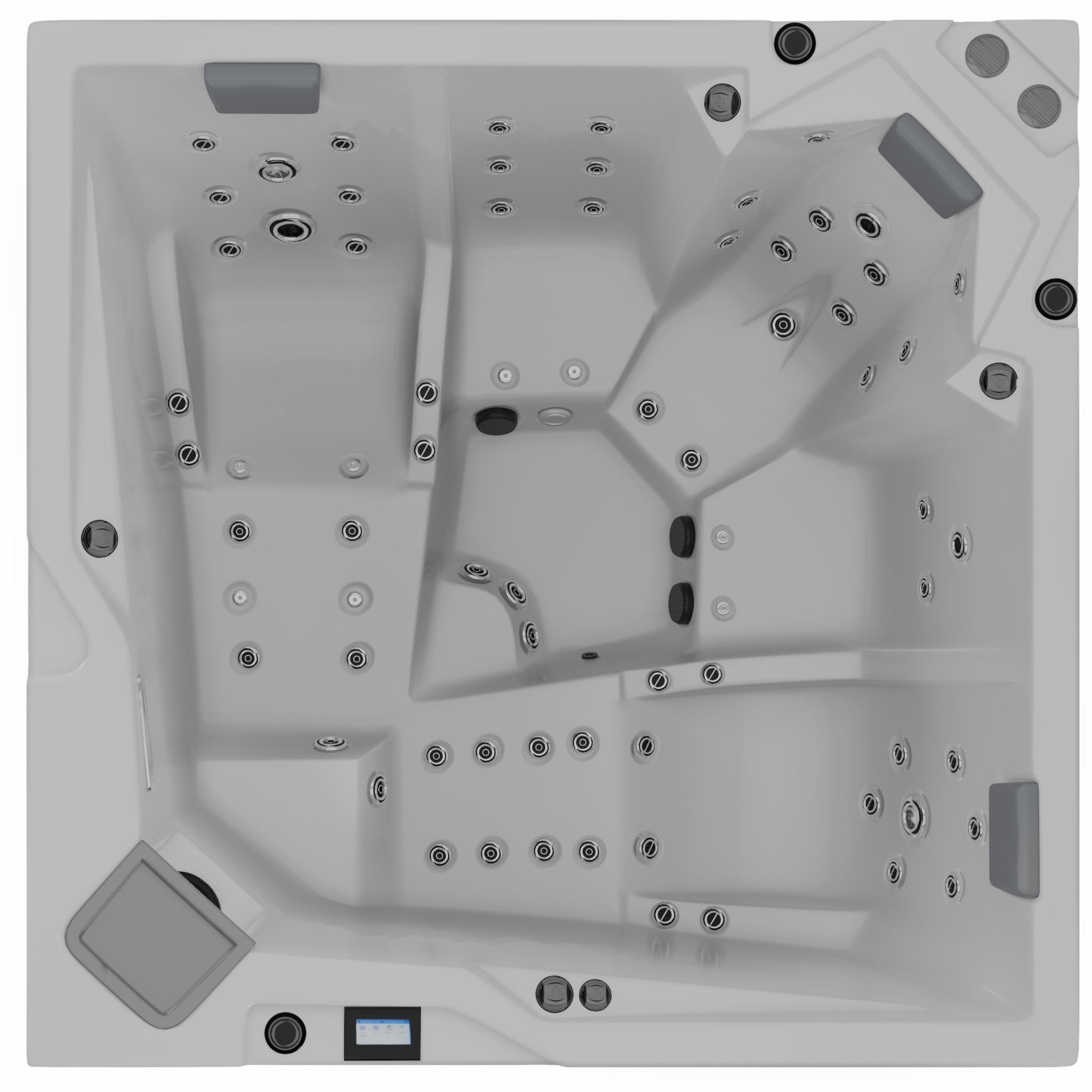 3D model of Hot Tub Jacuzzi MSPA Gaustablikk Low-poly 3D model_1