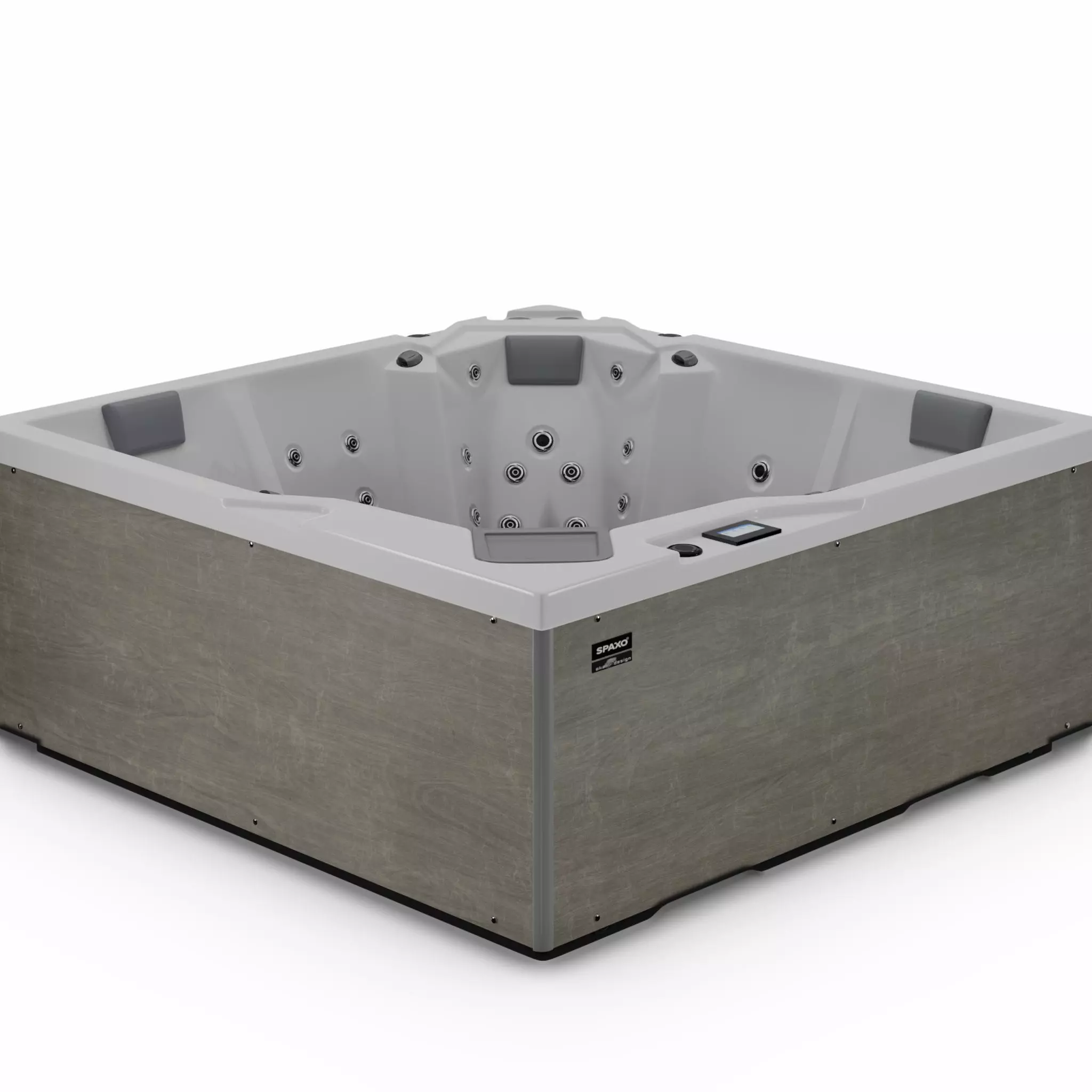 3D model of Hot Tub Jacuzzi MSPA Gaustablikk Low-poly 3D model_0