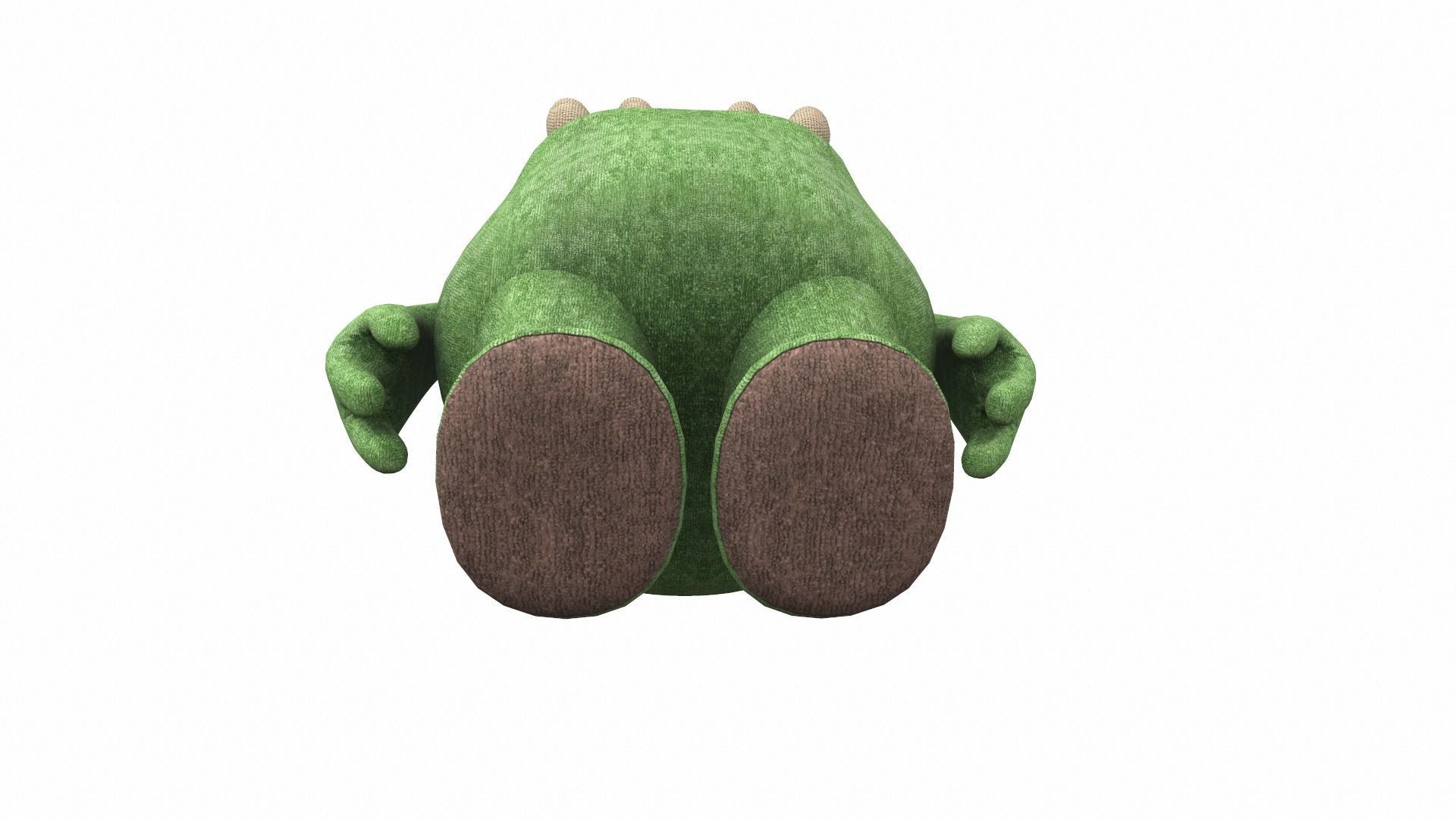 Plush toy monster 03 3D model_4