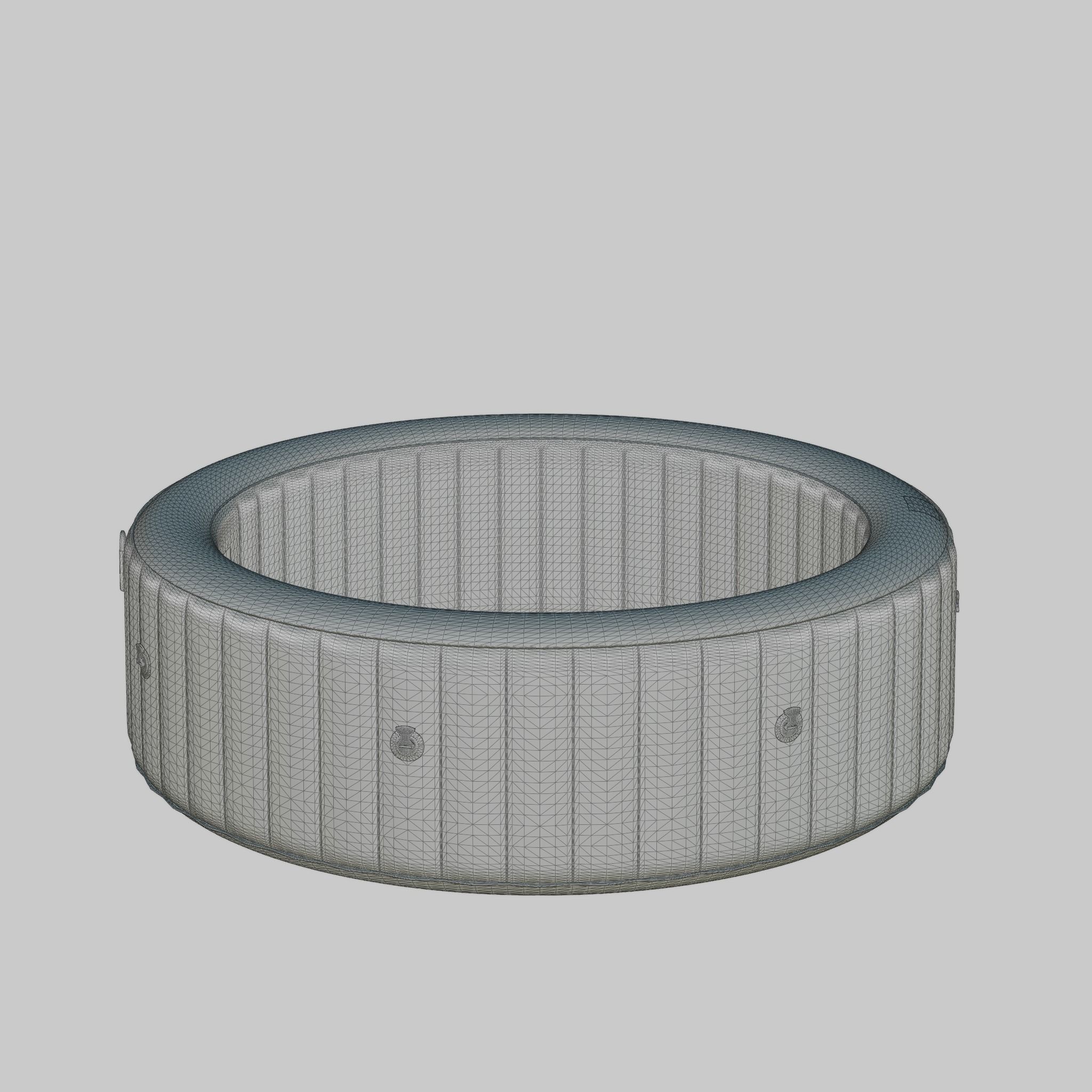 3D model of Hot Tub Jacuzzi MSPA Rimba 8p Low-poly 3D model_6