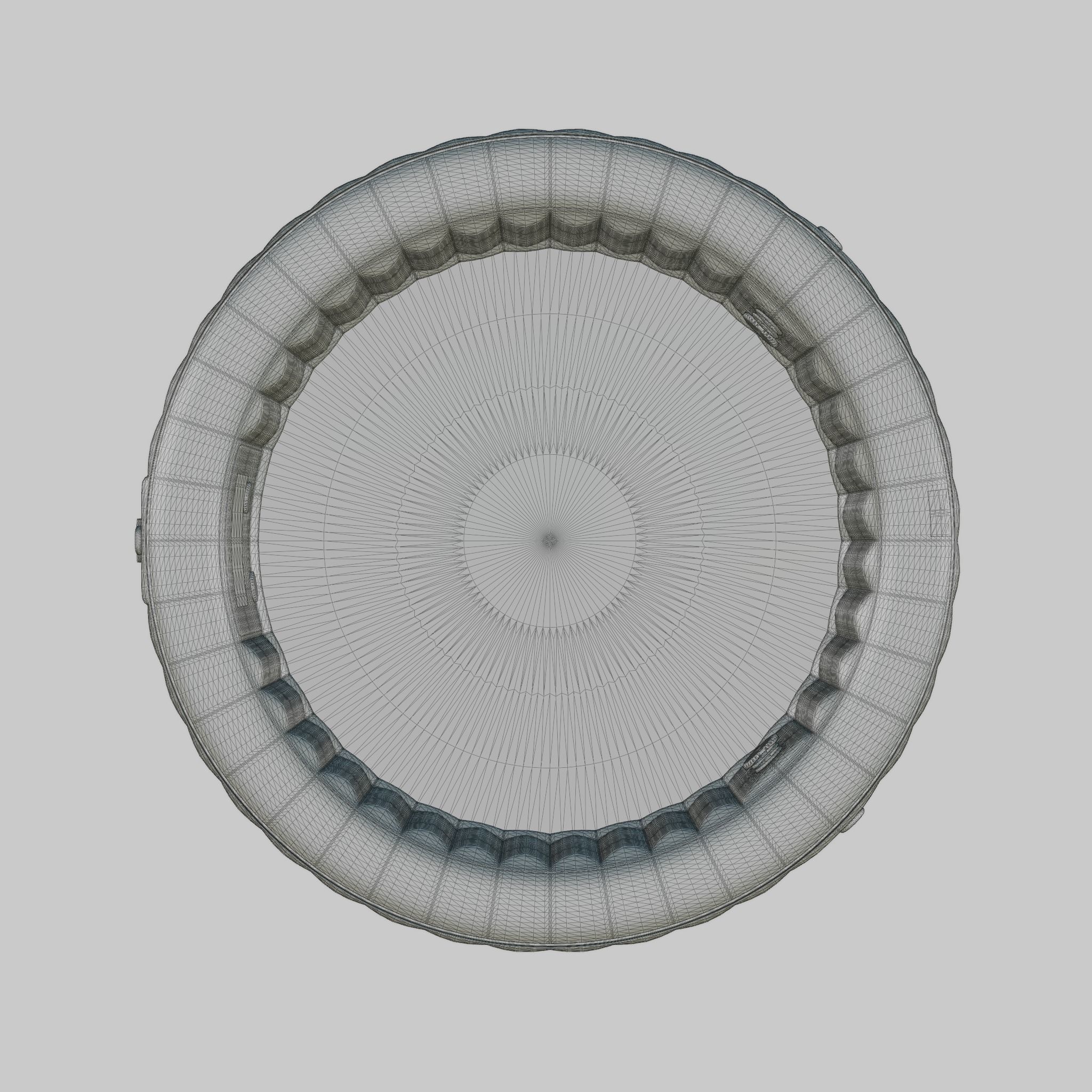 3D model of Hot Tub Jacuzzi MSPA Reve 4p Low-poly 3D model_5