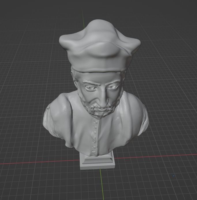 Francois Rabelais 3D print model_7