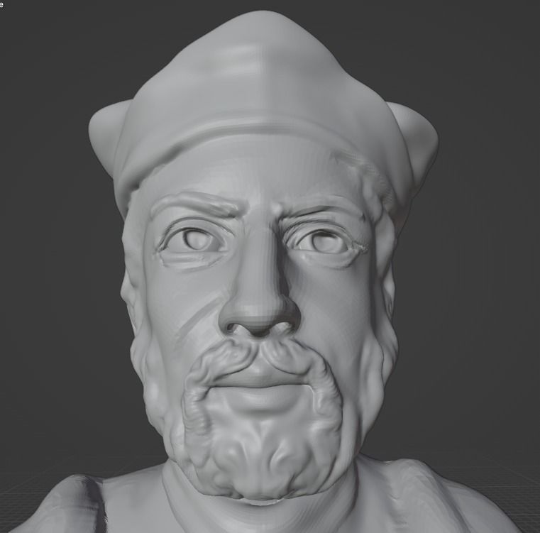 Francois Rabelais 3D print model_14