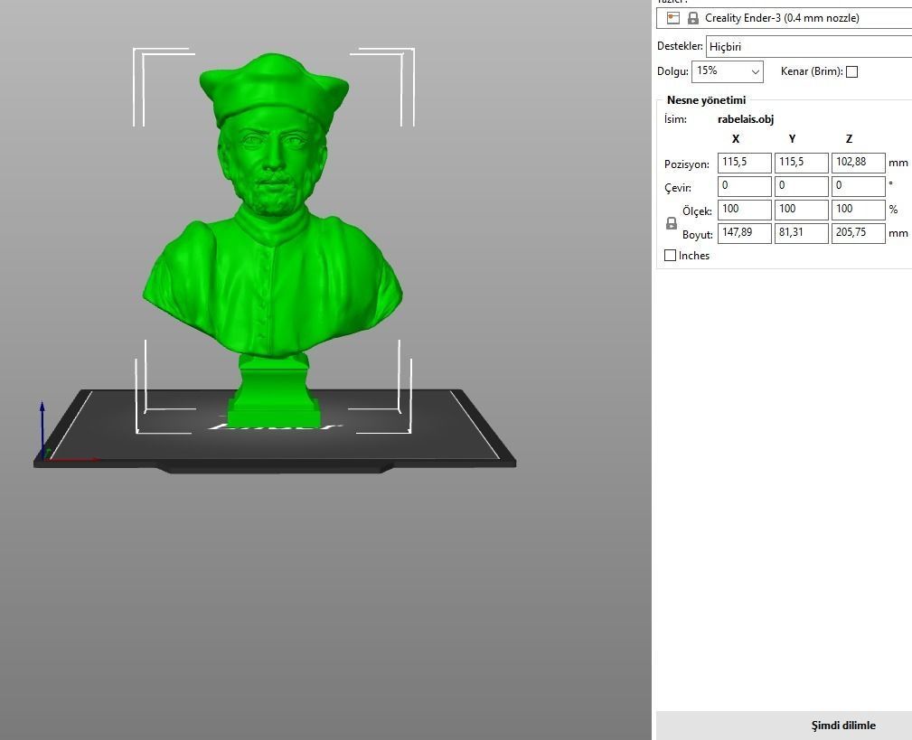 Francois Rabelais 3D print model_17