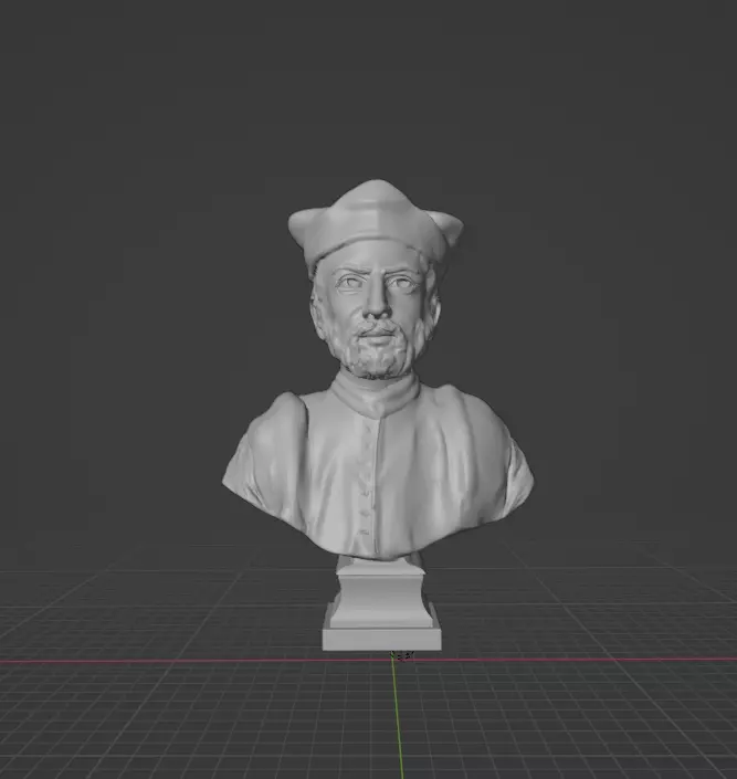 Francois Rabelais 3D print model_0