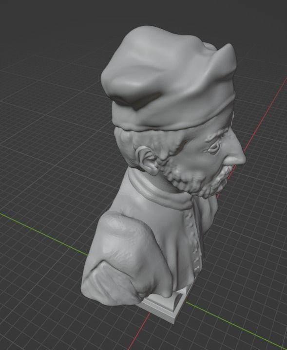 Francois Rabelais 3D print model_5