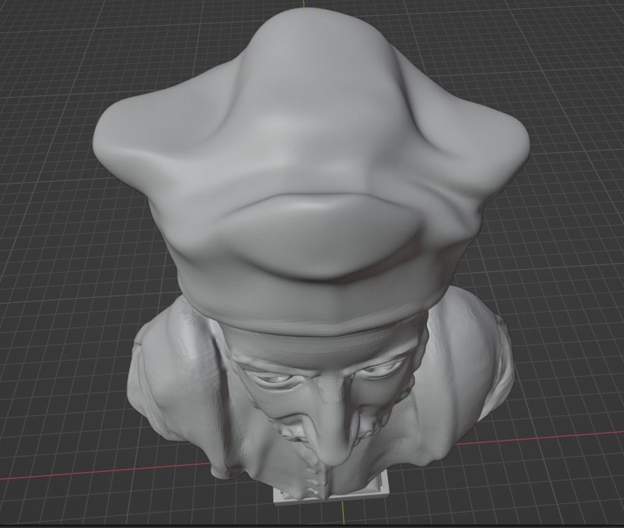 Francois Rabelais 3D print model_16