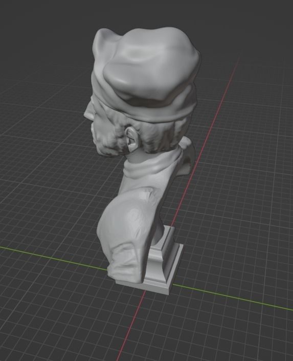 Francois Rabelais 3D print model_15