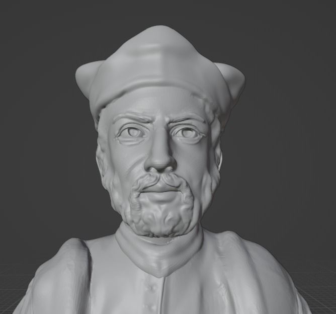 Francois Rabelais 3D print model_12