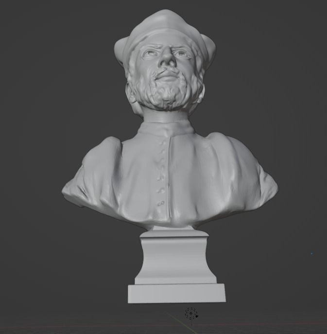 Francois Rabelais 3D print model_10