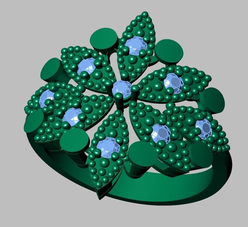 Ring 3D model 0259 3D printable model-12- 3D print model_13