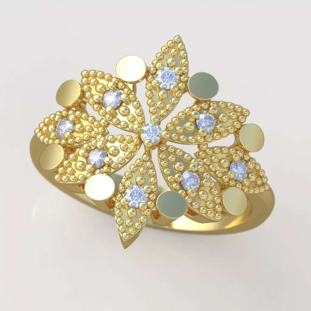 Ring 3D model 0259 3D printable model-12- 3D print model_0