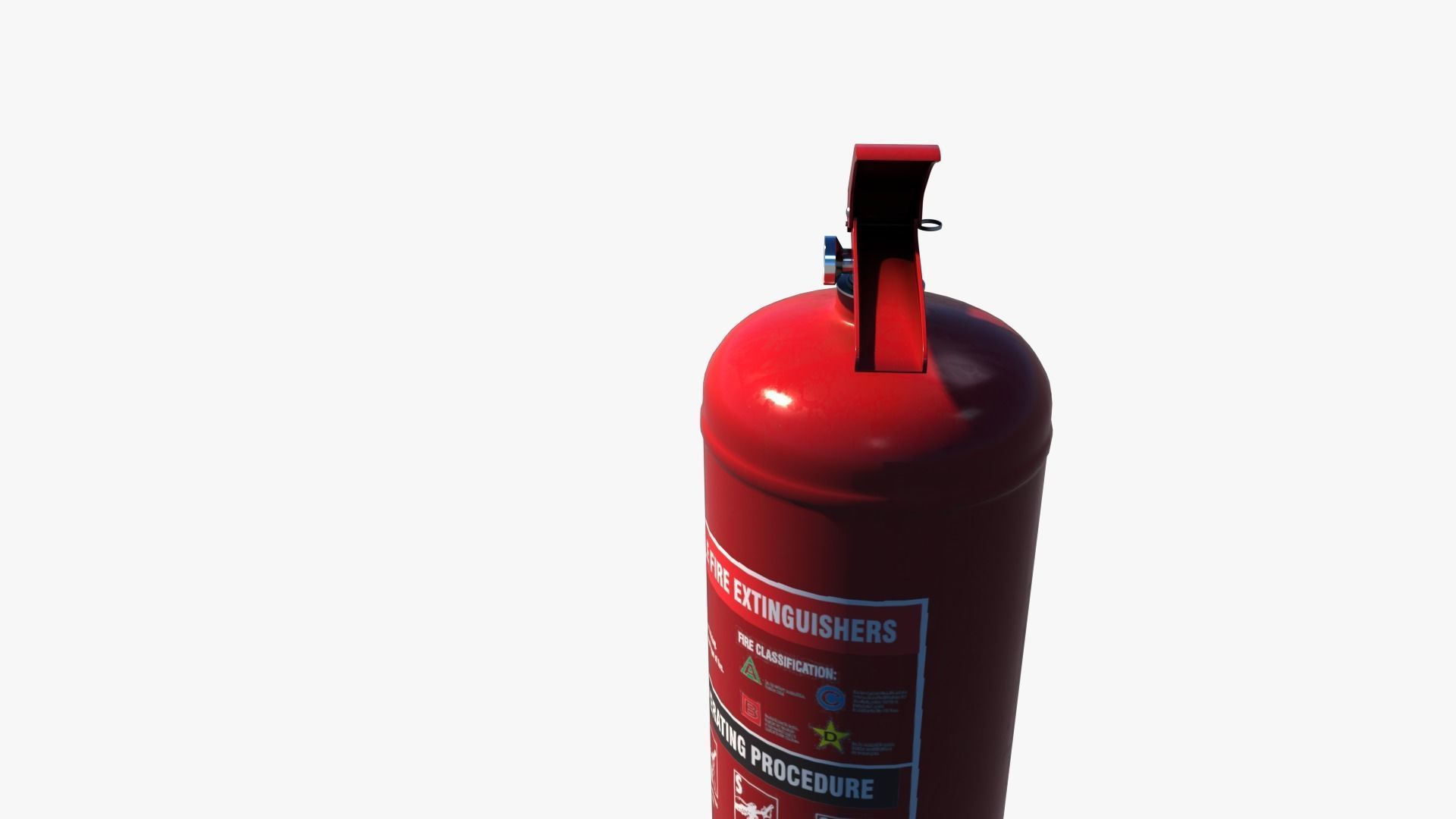 Fire Extinguisher Low-poly 3D model_4