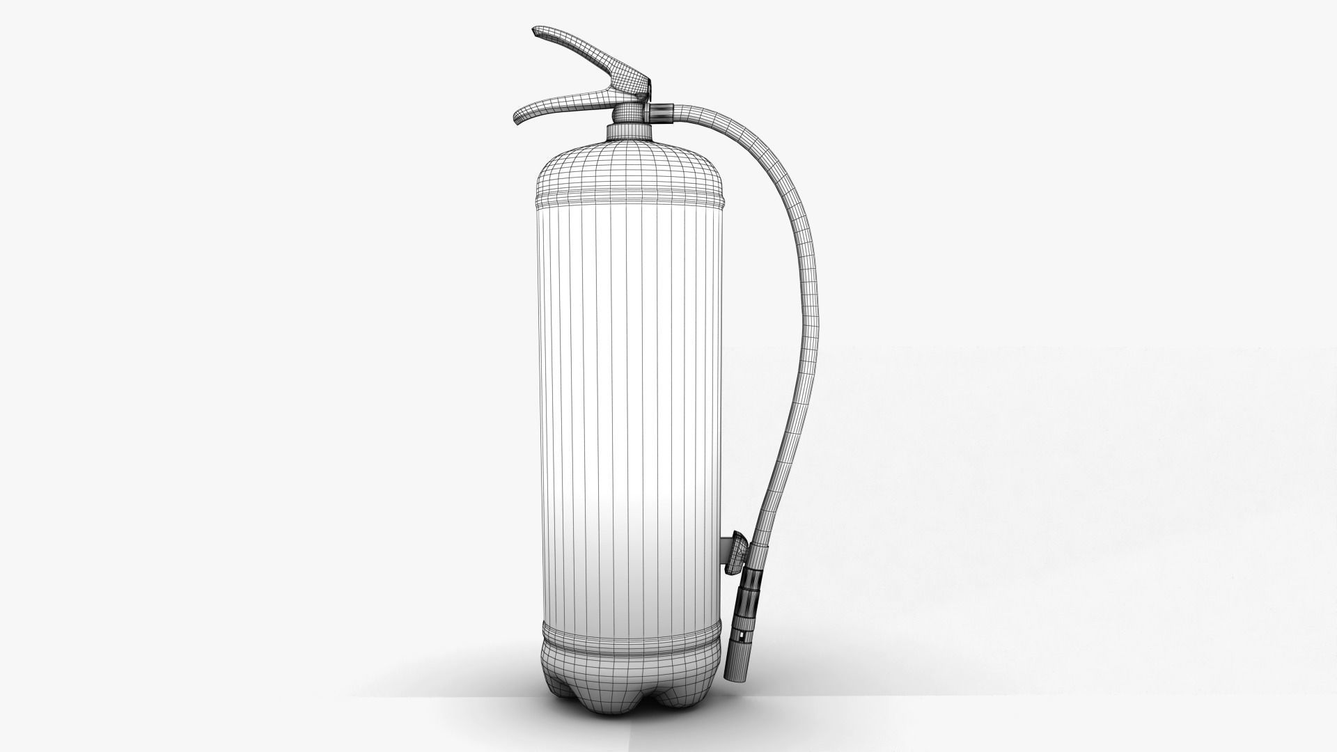 Fire Extinguisher Low-poly 3D model_11