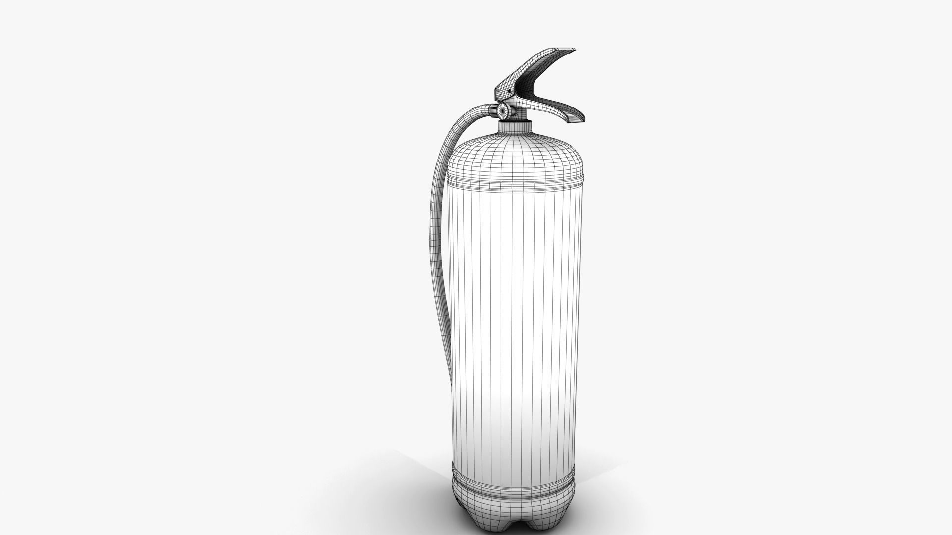 Fire Extinguisher Low-poly 3D model_9