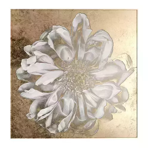 Pictures910 gold and flower wall art