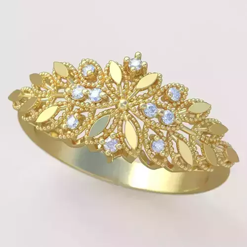 Ring 3D model 0260 3D printable model-16 3D print model