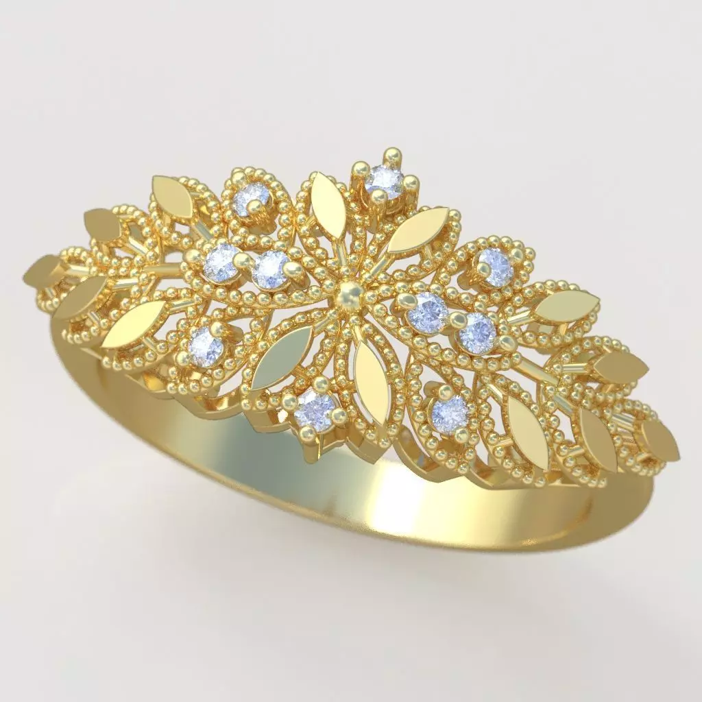 Ring 3D model 0260 3D printable model-16 3D print model_0