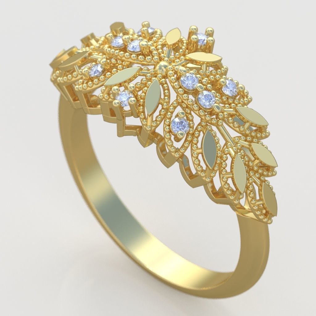 Ring 3D model 0260 3D printable model-16 3D print model_3