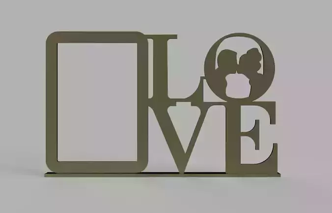 valentine gift love photo frame