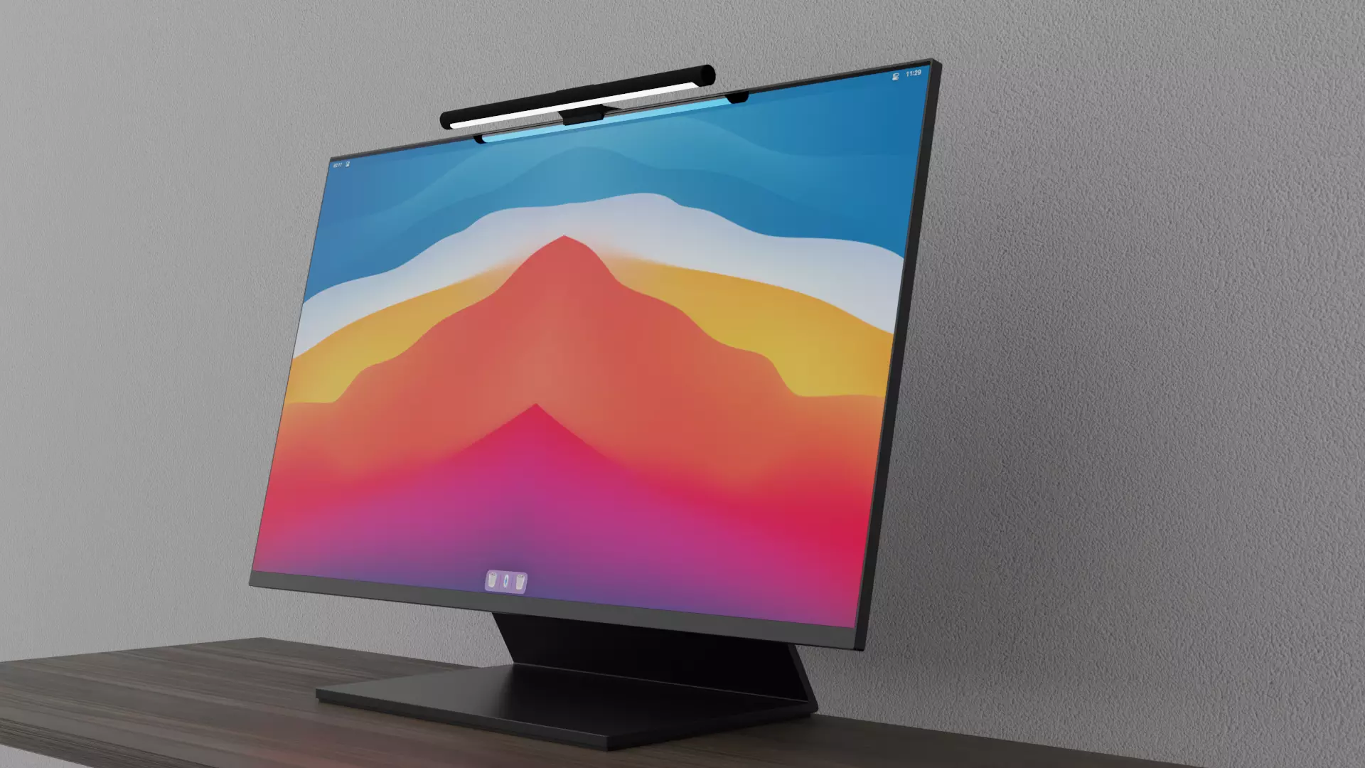 Computer Monitor Light Bar 3D model_0