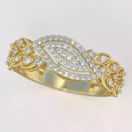 Ring 3D model 0261 3D printable model-16 3D print model