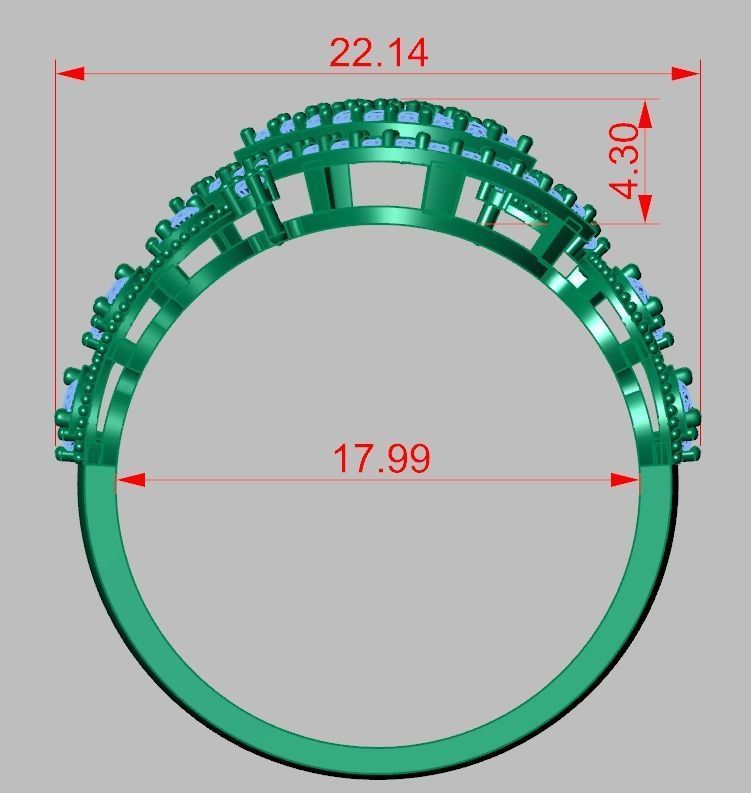Ring 3D model 0261 3D printable model-16 3D print model_12