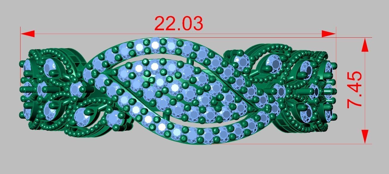 Ring 3D model 0261 3D printable model-16 3D print model_11