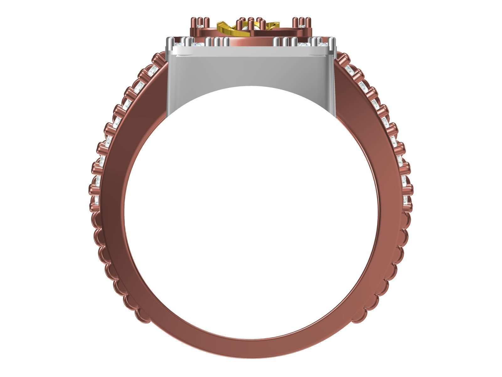 Anker man Ring 3D print model_5