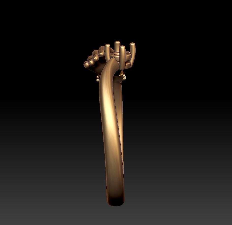 Palm Hand Ring 4 3D print model_13