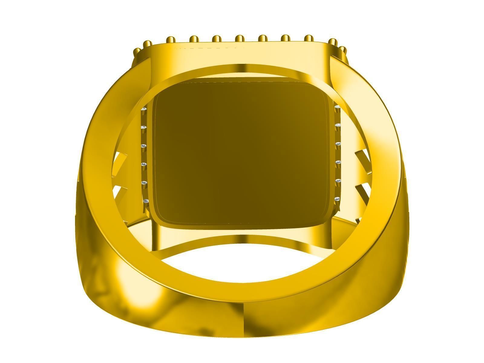 Ganesha man Ring 3D print model_7