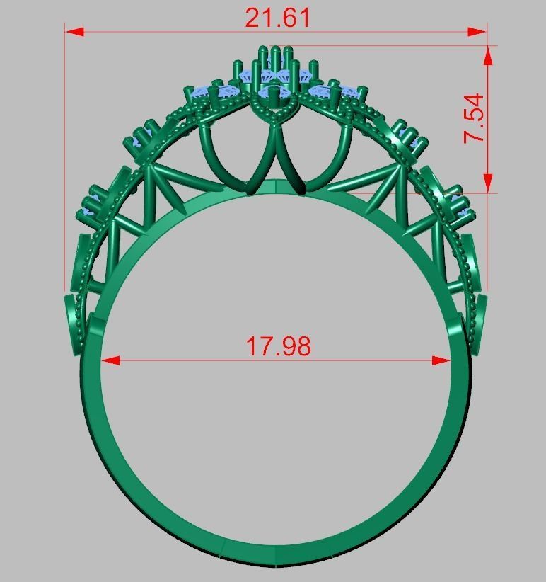 Ring 3D model 0262 3D printable model-14 3D print model_10