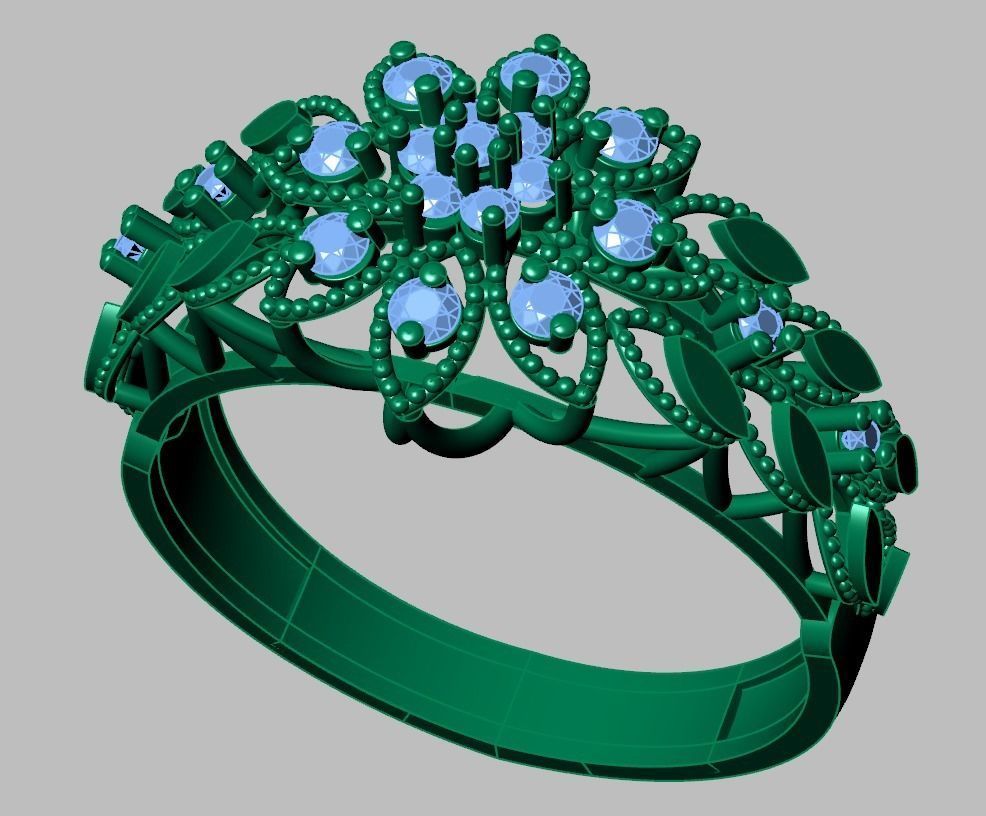 Ring 3D model 0262 3D printable model-14 3D print model_13