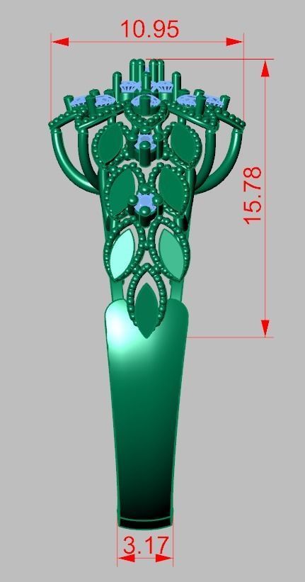 Ring 3D model 0262 3D printable model-14 3D print model_11