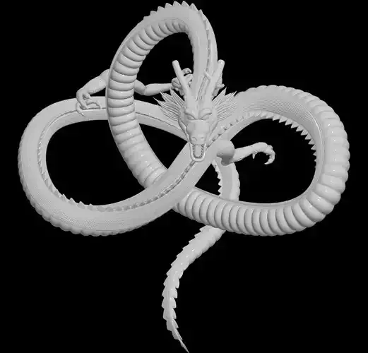 Dragon ball shenlong  statue 3D print