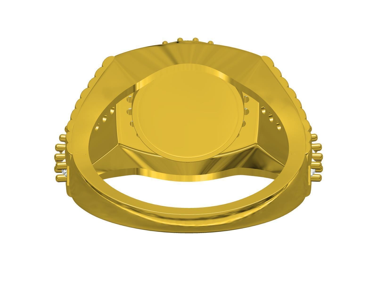 Lion man Ring 3D print model_8