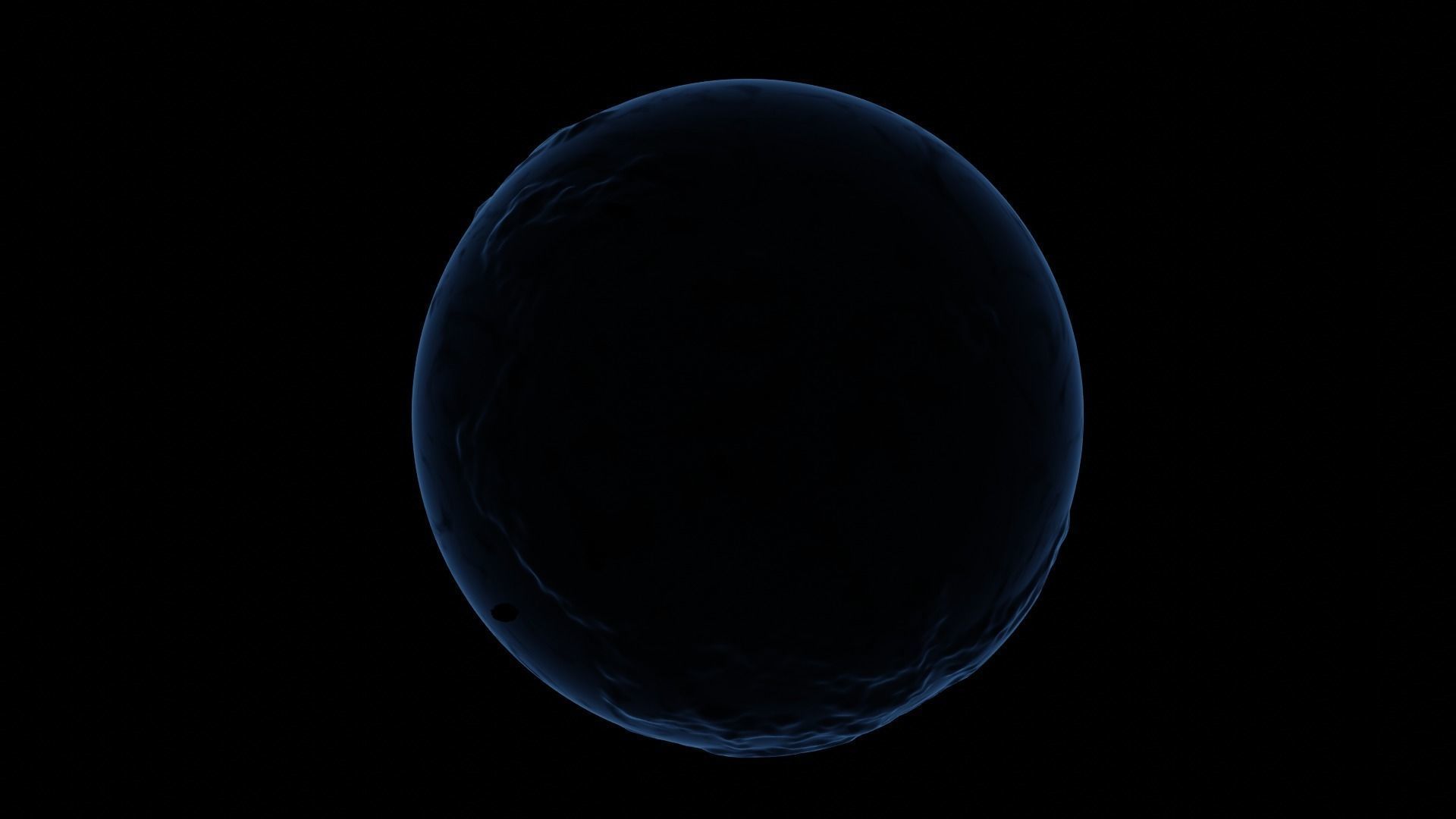 Procedural Geometry Node Earth 3D model_2