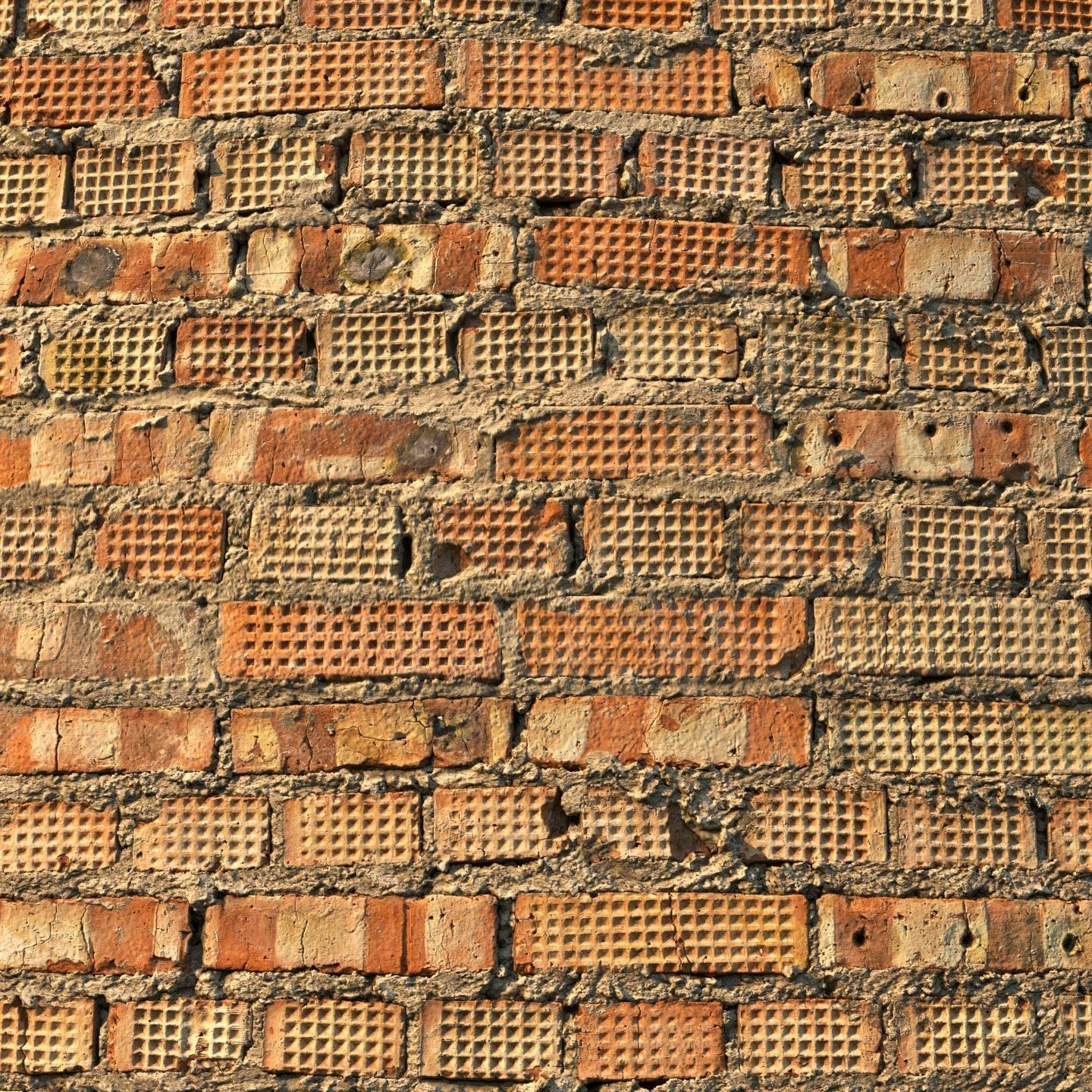 Brick wall 05 - scanned PBR material Texture_4