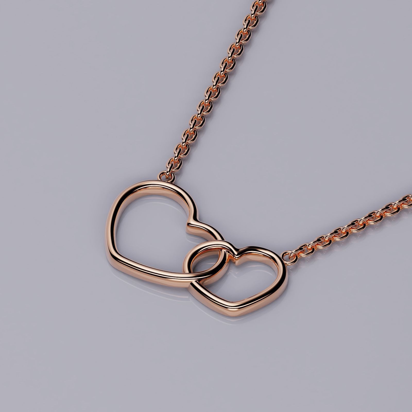 Pendant Heart  Style 11 3D print model_2