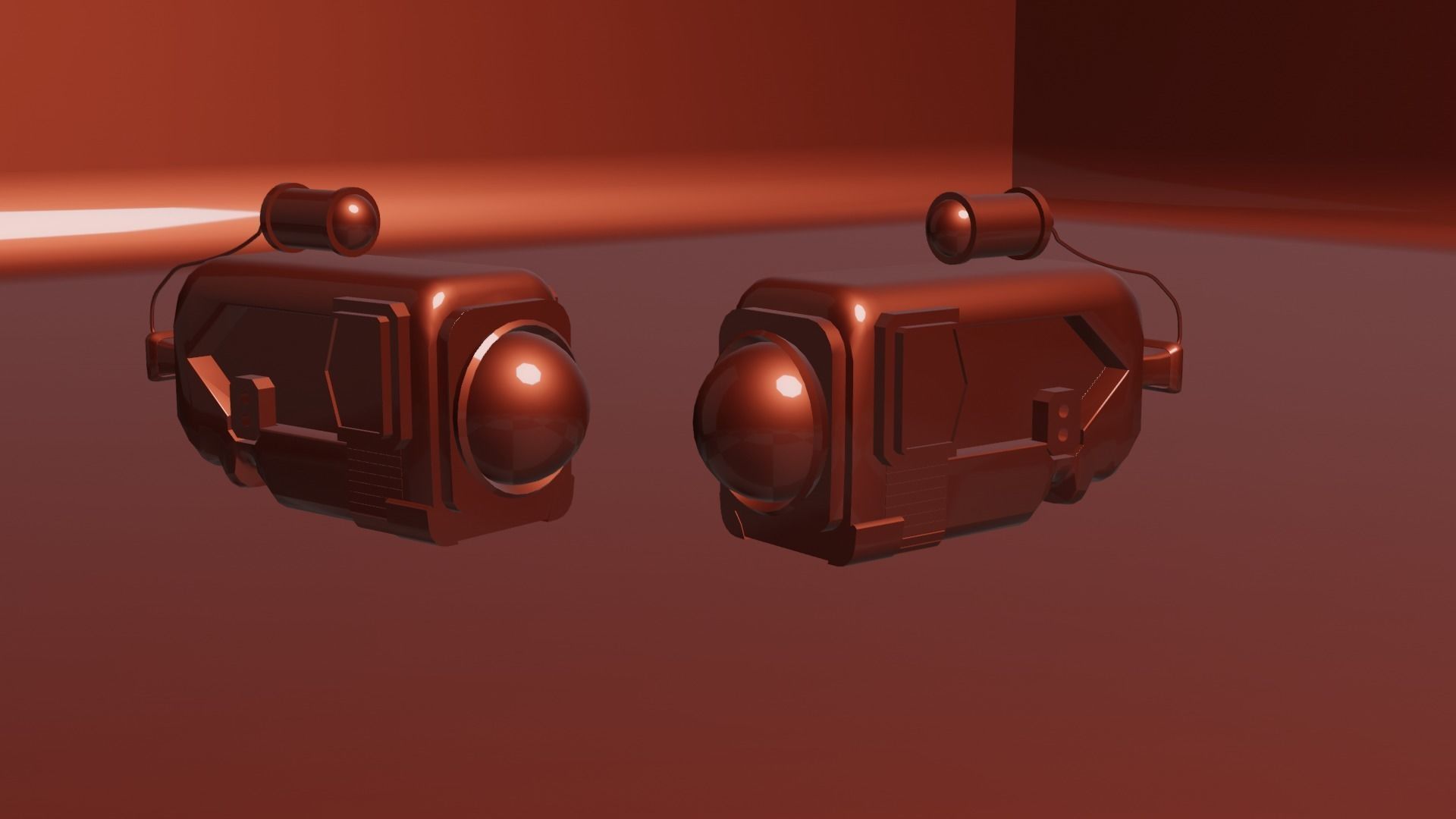 Sci-Fi Robo-Rifle gun for game bubble gun game ready Low-poly 3D model_3