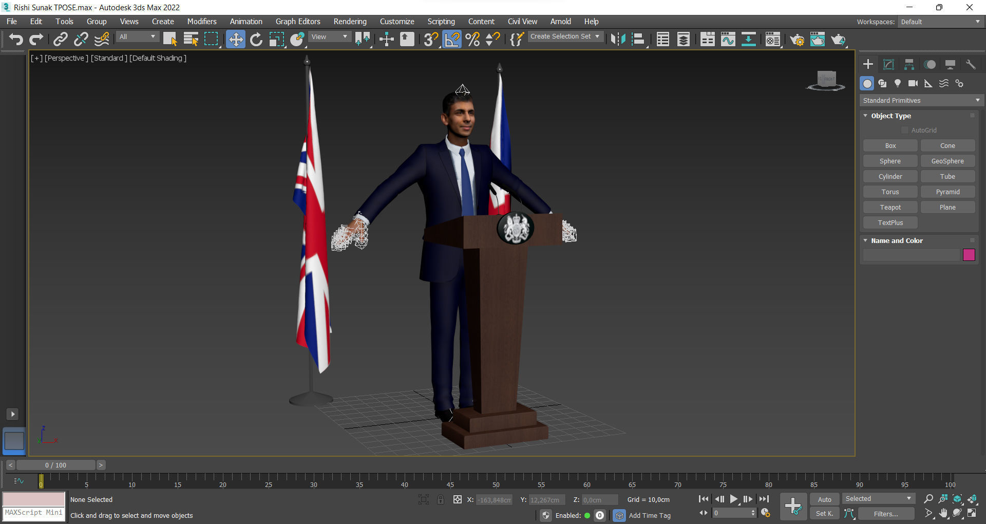 3D model Rishi Sunak VR / AR / low-poly rigged | CGTrader