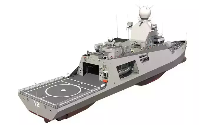 Corvette Class Ship 3D model