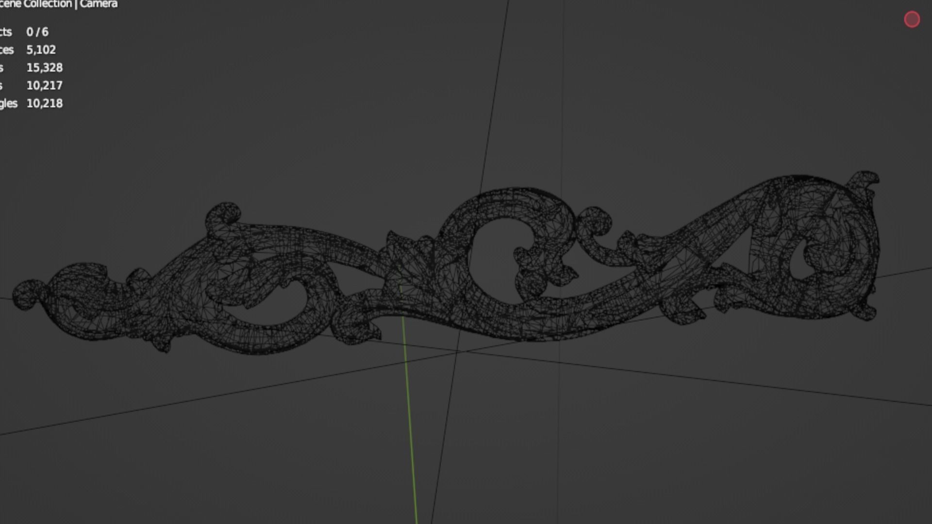 Classic decor ornament 249 3D model_6