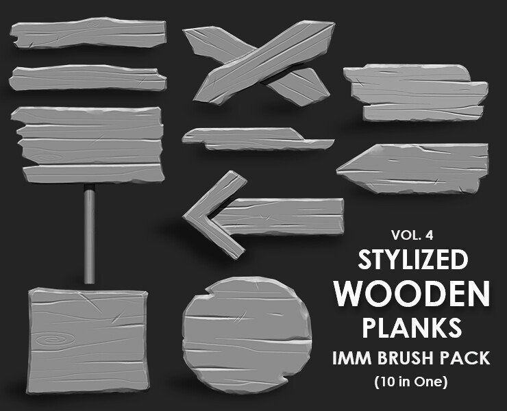 Stylized Environment Megapack Imm Brushes 373 All in One 3D model_2