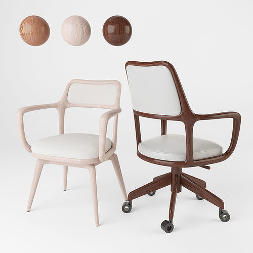 Giorgetti Baron Chair 3D model
