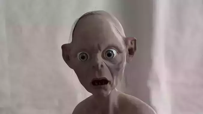 GOLLUM 3D MODEL humanoid Low-poly 3D model