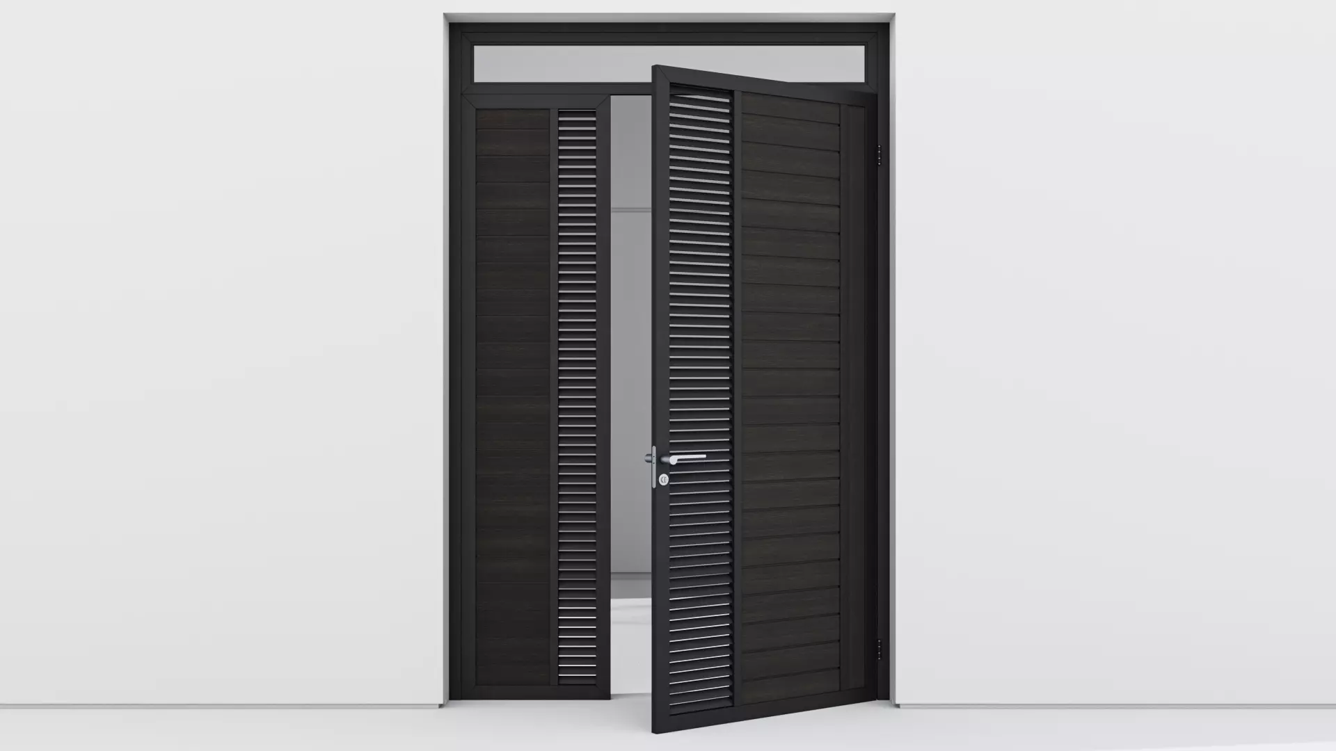 Aluminium door 76 3D model_0