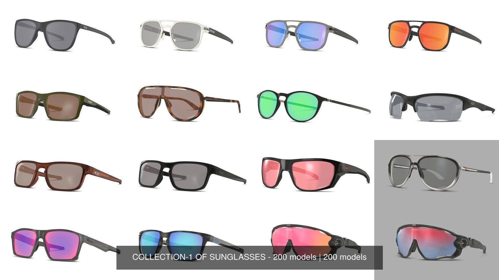 COLLECTION-1 OF SUNGLASSES - 200 models _18