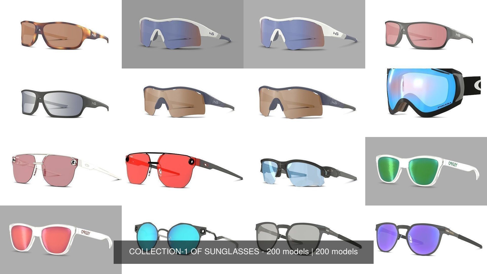 COLLECTION-1 OF SUNGLASSES - 200 models _9